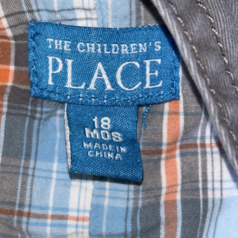 The Children's Place Baby Toddler Boys Carpenter Twill Shortalls 18 Months